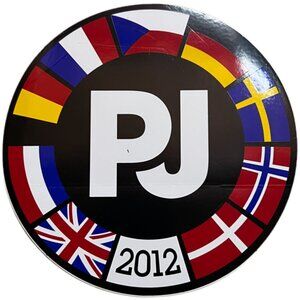 MINT Pearl Jam European Tour 2012 Sticker